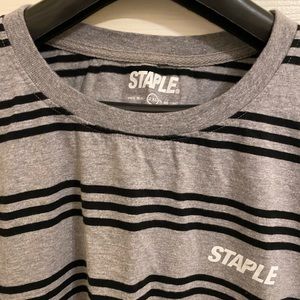 Staple Logo Striped Tee